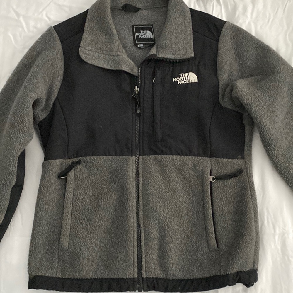 North Face Women’s Denali Jacket (fleece jacket) in Black/Gray